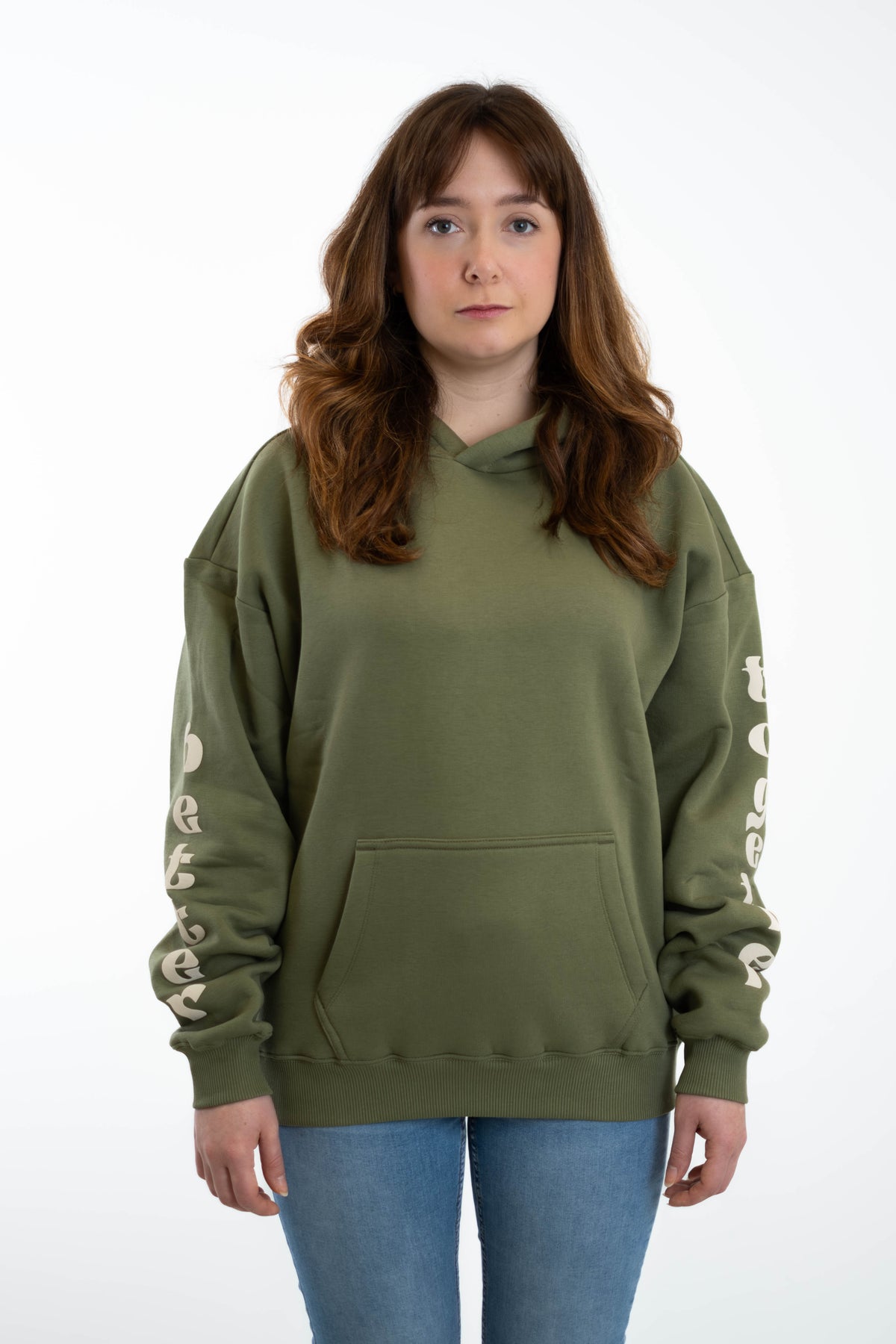 Oversize Hoodie „better together" - Khaki